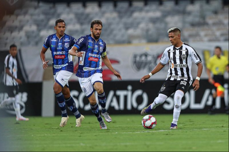URT perdeu para o Atlético-MG por 3 a 0 na estreia do Mineiro — Foto: Pedro Souza/Atlético