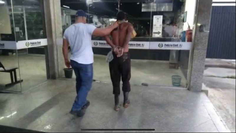 Um dos presos na ação Foto: Reprodução