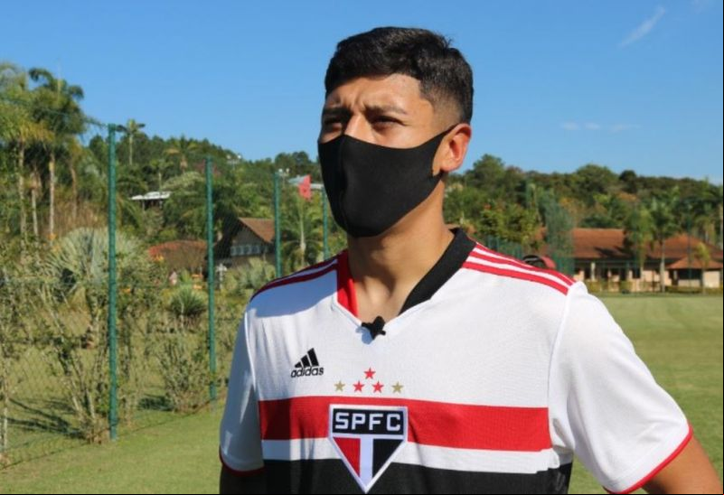 Facundo Milán, reforço do São Paulo, é apresentado — Foto: São Paulo
