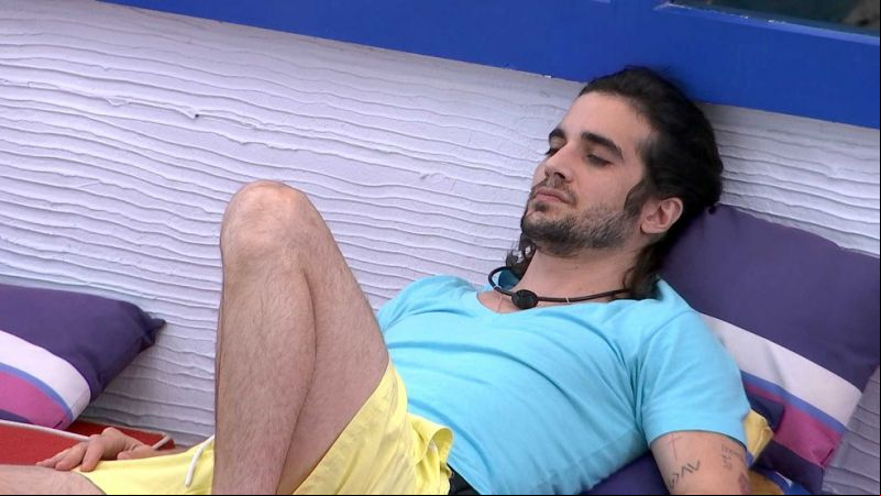 Fiuk fala sobre sister com Caio e Gilberto no BBB21 — Foto: Globo