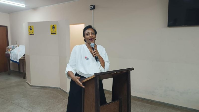 Ana Cláudia, presidente da Asspcoação A&+ de Araxá