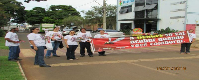 Vigilância em Saúde realiza Blitz Educativa.