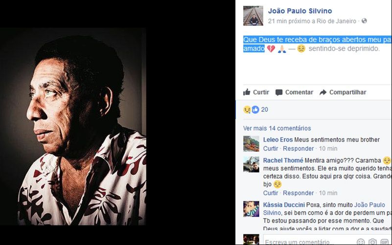 Paulo Silvino, ator e humorista, morre aos 78 anos no Rio