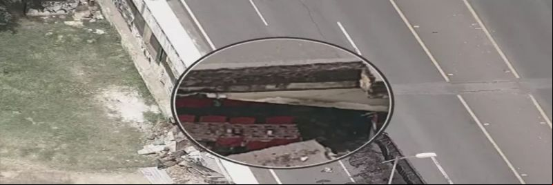 Restaurante embaixo do Eixão é atingido por queda de viaduto